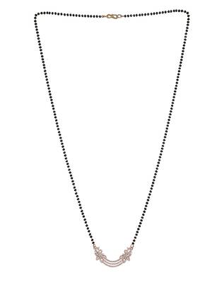 Steorra jewels traditional american diamond mangalsutra for women 2