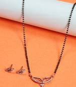 Steorra jewels traditional american diamond mangalsutra for women