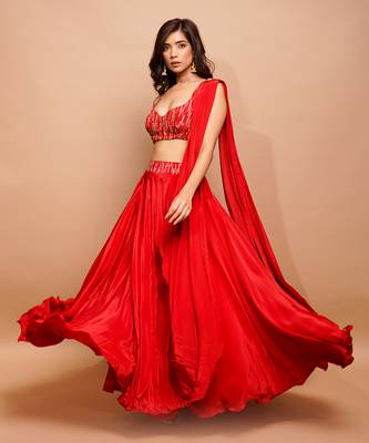 Red Lehenga Set 2