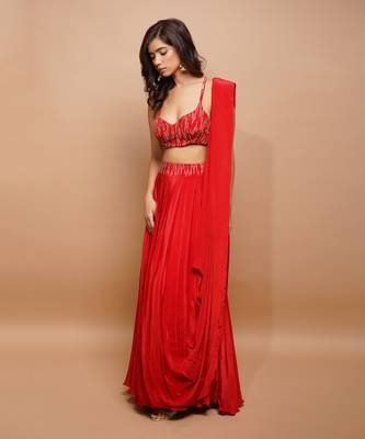Red Lehenga Set 3