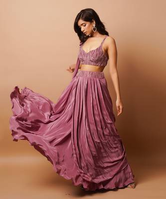 Onion Pink Lehenga Set 2