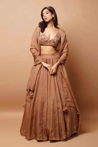 Golden Lehenga Set