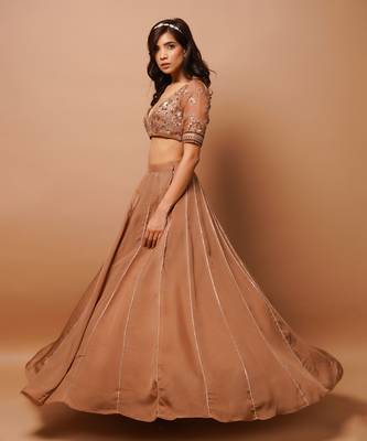 Golden Lehenga Set 3
