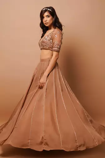 Golden Lehenga Set