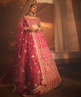 Rani Heavily Embroidered Lehenga Set 1