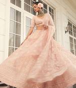 Pink Gulzar Embroidered Lehenga Set