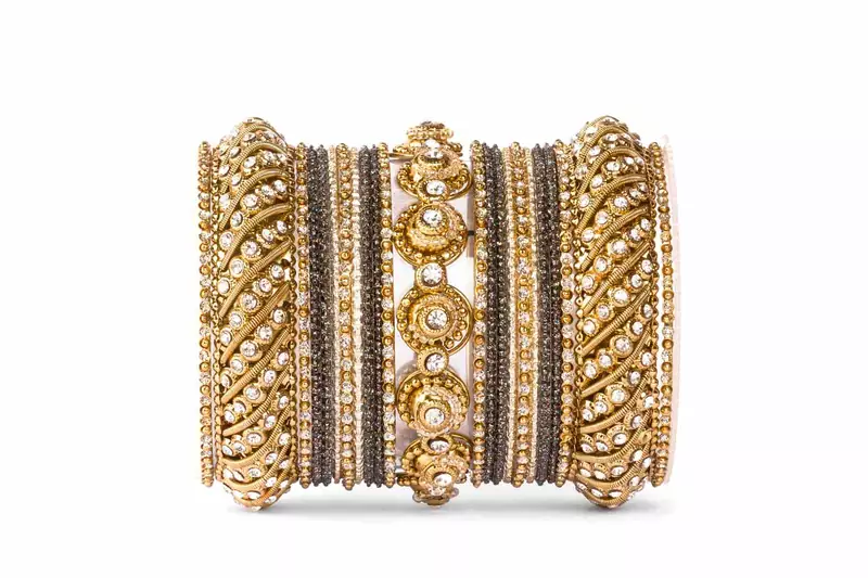 Black Zircon Bangles And Bracelets