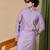 Maahii Fabs Lilac Mulberry Silk Kurta Churidar Set for Men