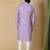 Maahii Fabs Lilac Mulberry Silk Kurta Churidar Set for Men
