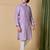 Maahii Fabs Lilac Mulberry Silk Kurta Churidar Set for Men