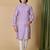 Maahii Fabs Lilac Mulberry Silk Kurta Churidar Set for Men