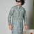 Maahii Fabs Green Georgette Kurta Churidar Set for Men