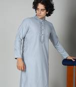 DeepGrey Cotton Kurta Churidar Set for Men