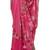 Pink lehariya print georgette party wear saree with blouse