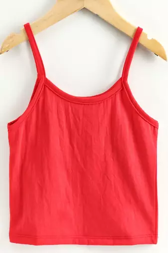 Three Quarter Sleeves Top With Dhoti Pants - Coral & Yellow