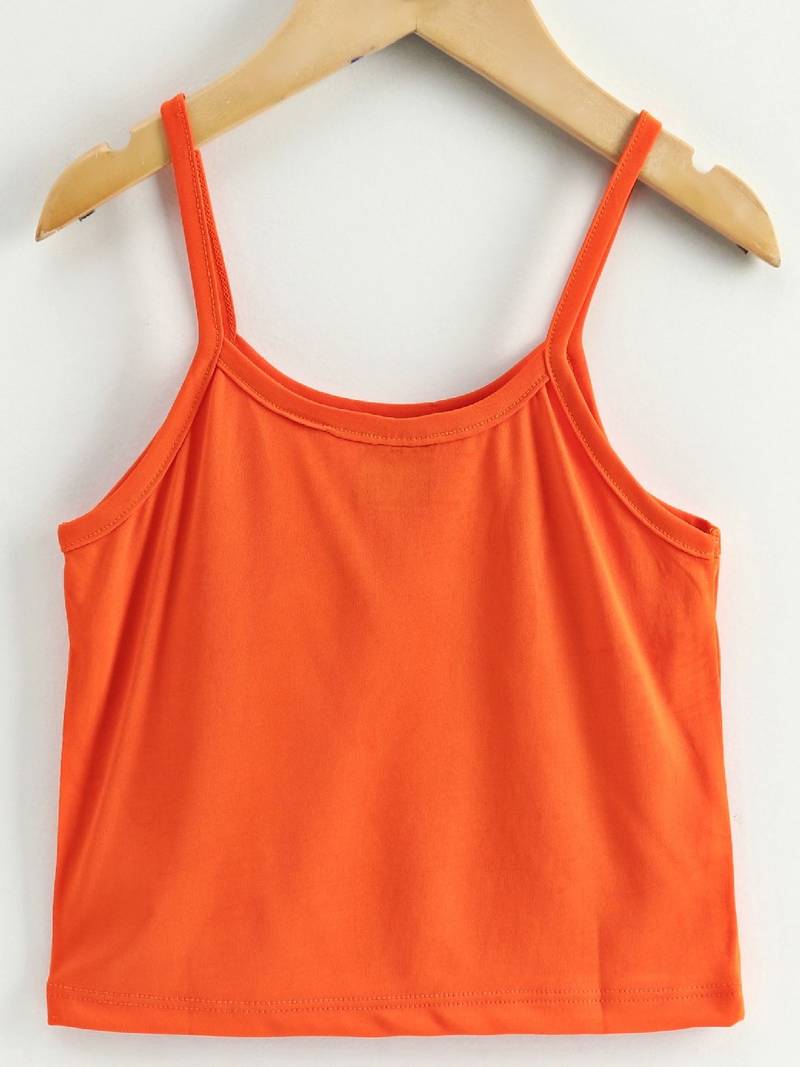 Printed Top With Dhoti Pants - Orange & Yellow