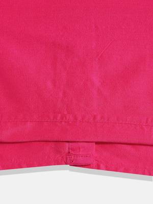 Cold Shoulder Printed Top With Printed Dhoti Pants- Pink & Green 4