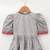 Stripes Peplum Top With Printed Dhoti Pants- Grey & Pink