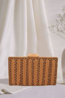 Bead & Stonework Embellished Entique Clutch 1