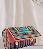 Bead & Stonework Embellished Clutch
