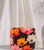 Floral Multi Digital Print Clutch