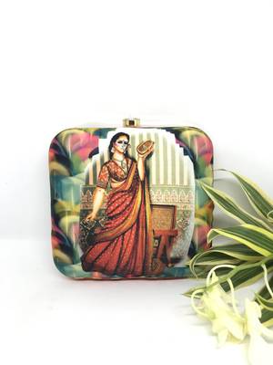 MULTI WEDDING DIGITAL PRINT CLUTCH 3