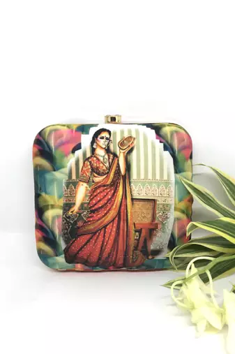 MULTI WEDDING DIGITAL PRINT CLUTCH