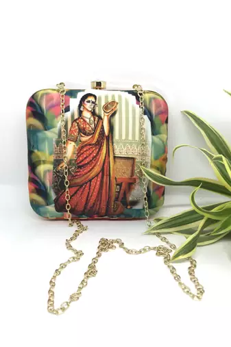 MULTI WEDDING DIGITAL PRINT CLUTCH