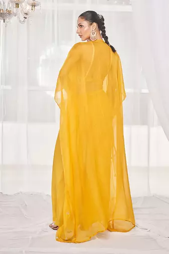 Musturd sharara set
