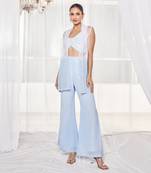 Powder blue pant set
