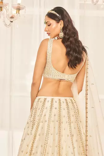 Ivory Bridal Lehenga Set