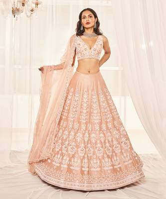 Blush Pink Bridal Lehenga Set 1
