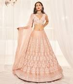 Blush Pink Bridal Lehenga Set