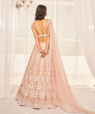 Blush Pink Bridal Lehenga Set 3