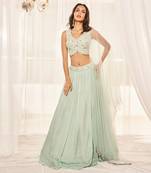 Turquoise Lehenga Set
