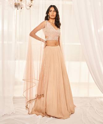 Blush Pink Lehenga Set 1