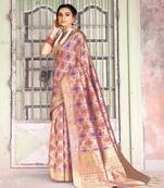 Alluring Multicolor Cotton Silk Saree Without Blouse