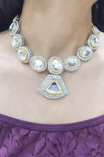 Polki necklace set