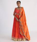 Kesariya Lehenga Set