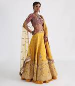 Yellow Miriam Lehenga Set