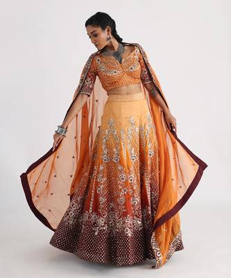 Yellow Aliyna Lehenga Set 1