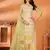 Yellow Colour Ethnic Partywear Girlish Salwaar Kaeez