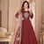  Maroon Colour Ethnic Anarkali Dress For Beautiful Wedding Looks