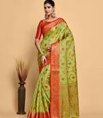  banarasi art silk saree with blouse piece : sa00001226olfree