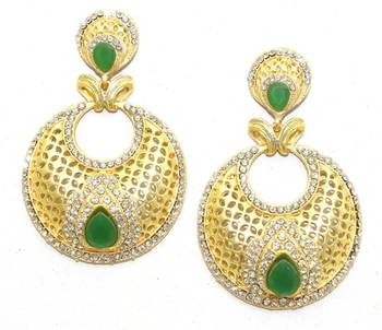Gold Zircon   Danglers Drops 1
