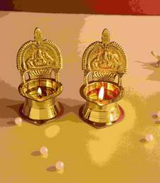 BulkySanta Pure Brass Kamakshi Deepa Big Size | Kamatchi vilakku