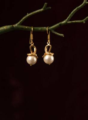 Golden CZ Pearl Set 1