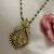 Gold plated maharashtrian long mangalsutra laxmi pendant gold & black beads chain designs