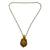 Gold plated maharashtrian long mangalsutra laxmi pendant gold & black beads chain designs