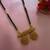 Gold plated maharashtrian long mangalsutra gold vati pendant gold & black beads chain designs